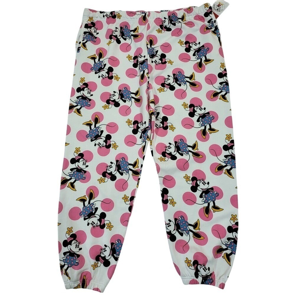 Disney‎ Minnie Mouse Women's 2XL  Pink and White Pantsuit Size 2XL